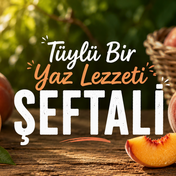 Tüylü Bir Yaz Lezzeti Şeftali