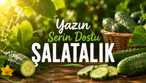 Yazın Serin Dostu Salatalık