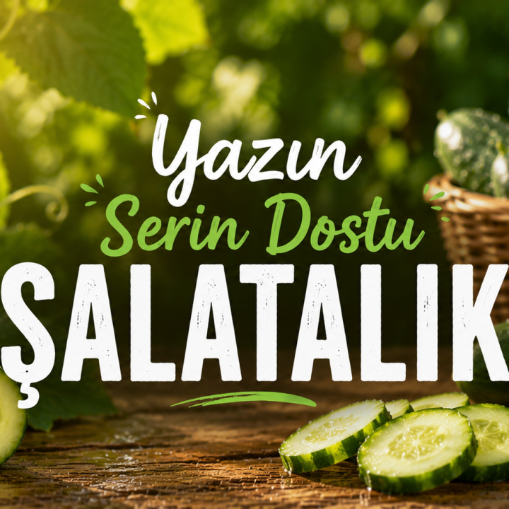 Yazın Serin Dostu Salatalık