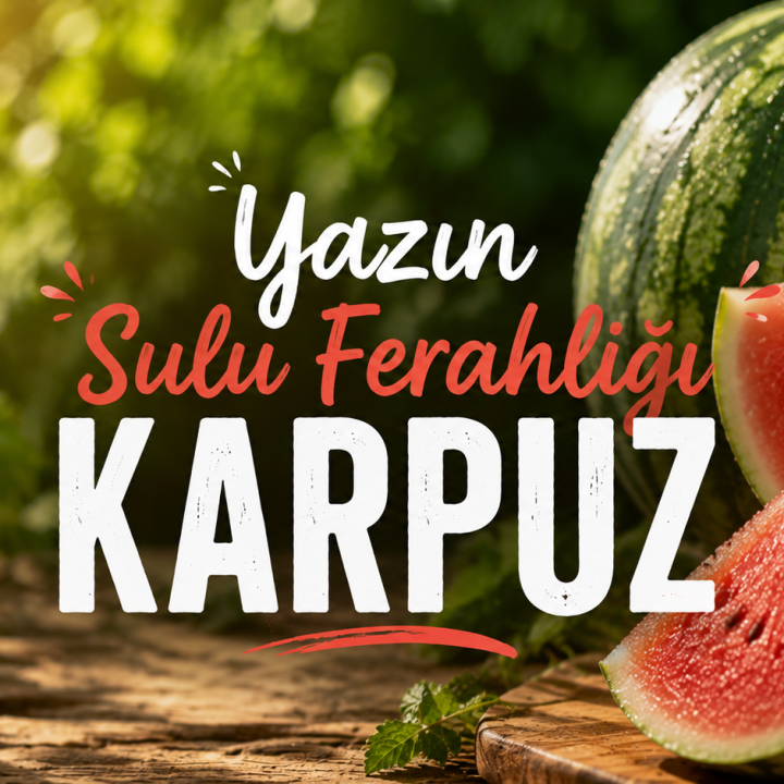 Yazın Sulu Ferahlığı Karpuz